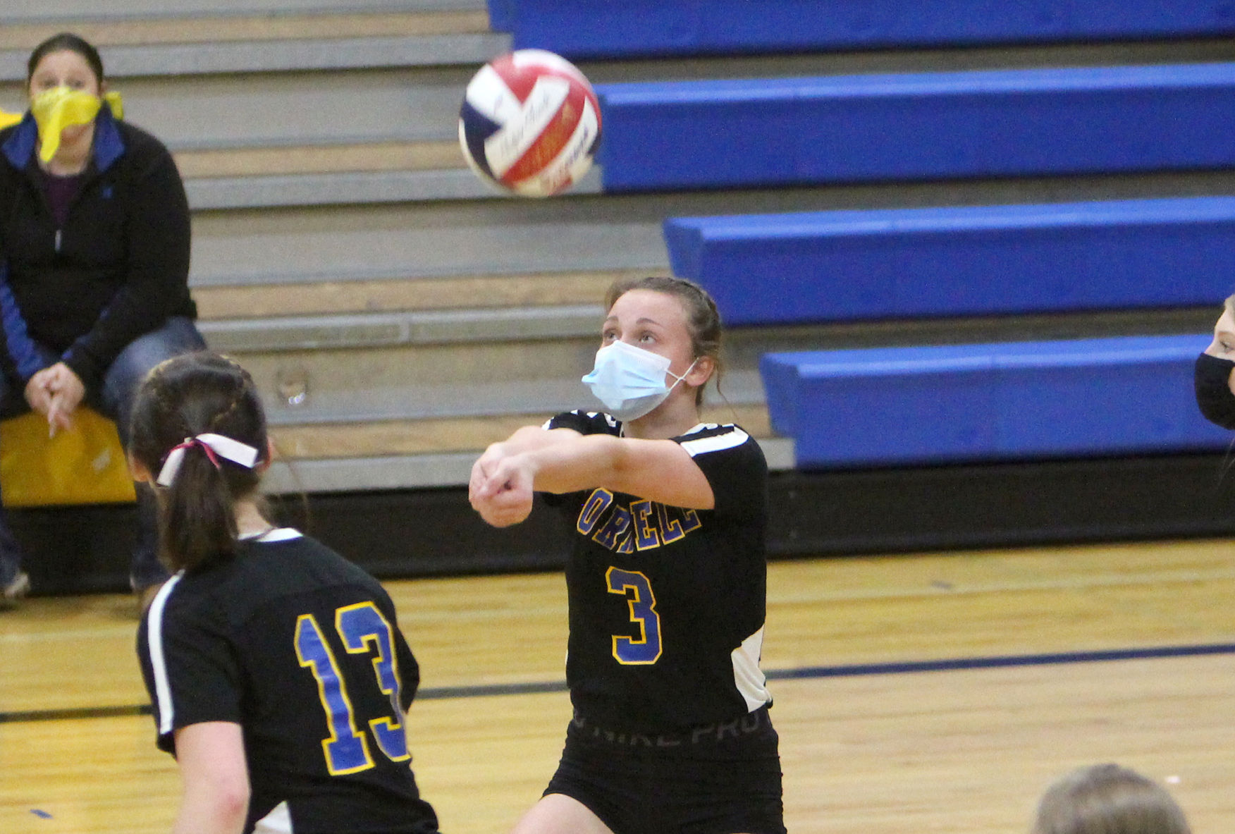Lake Holcombe at Cornell volleyball 10-15-20